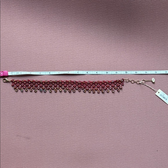 Amrita Singh Red and Gold Necklace - Picture 4 of 4